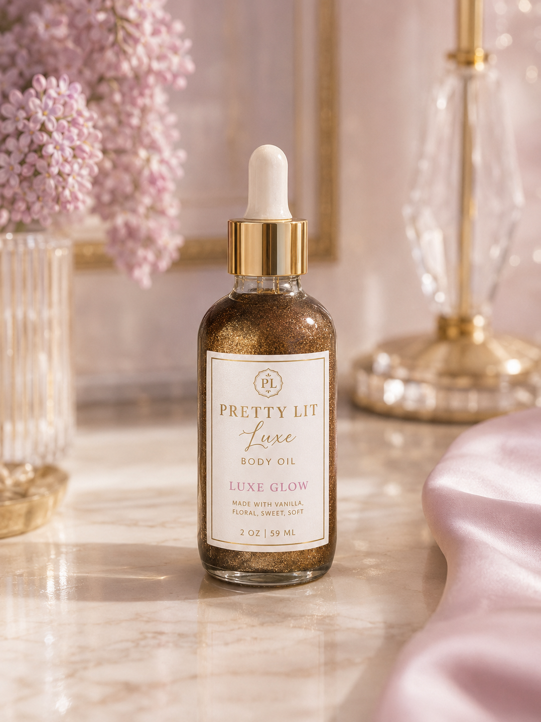 Pretty Lit Luxe Glow Shimmer Body Oil