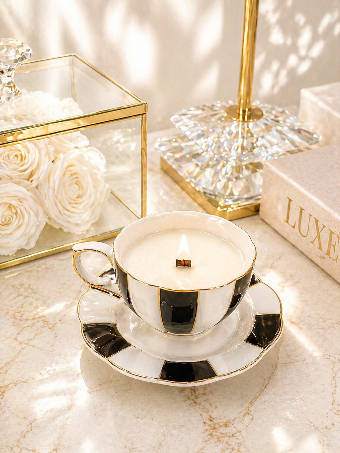 Tea Cup Candle